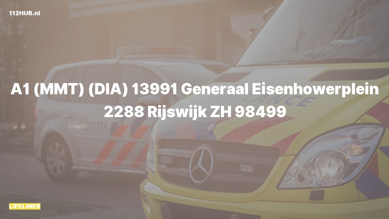Deelafbeelding voor De traumahelikopter is met spoed uitgerukt naar de Generaal Eisenhowerplein in Rijswijk
