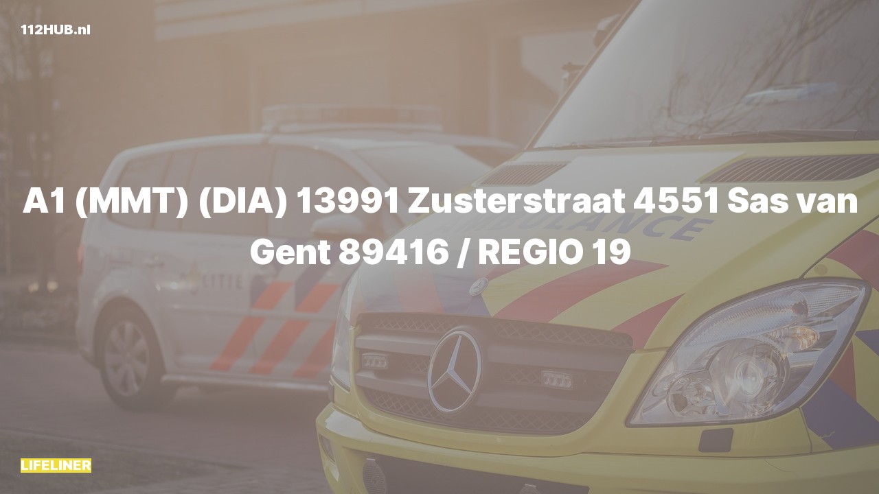 Deelafbeelding voor De traumahelikopter is met spoed uitgerukt naar de Zusterstraat in Sas van Gent