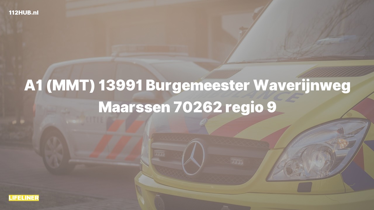 Deelafbeelding voor Traumahelikopter met spoed naar de Burgemeester Waverijnweg in Maarssen.