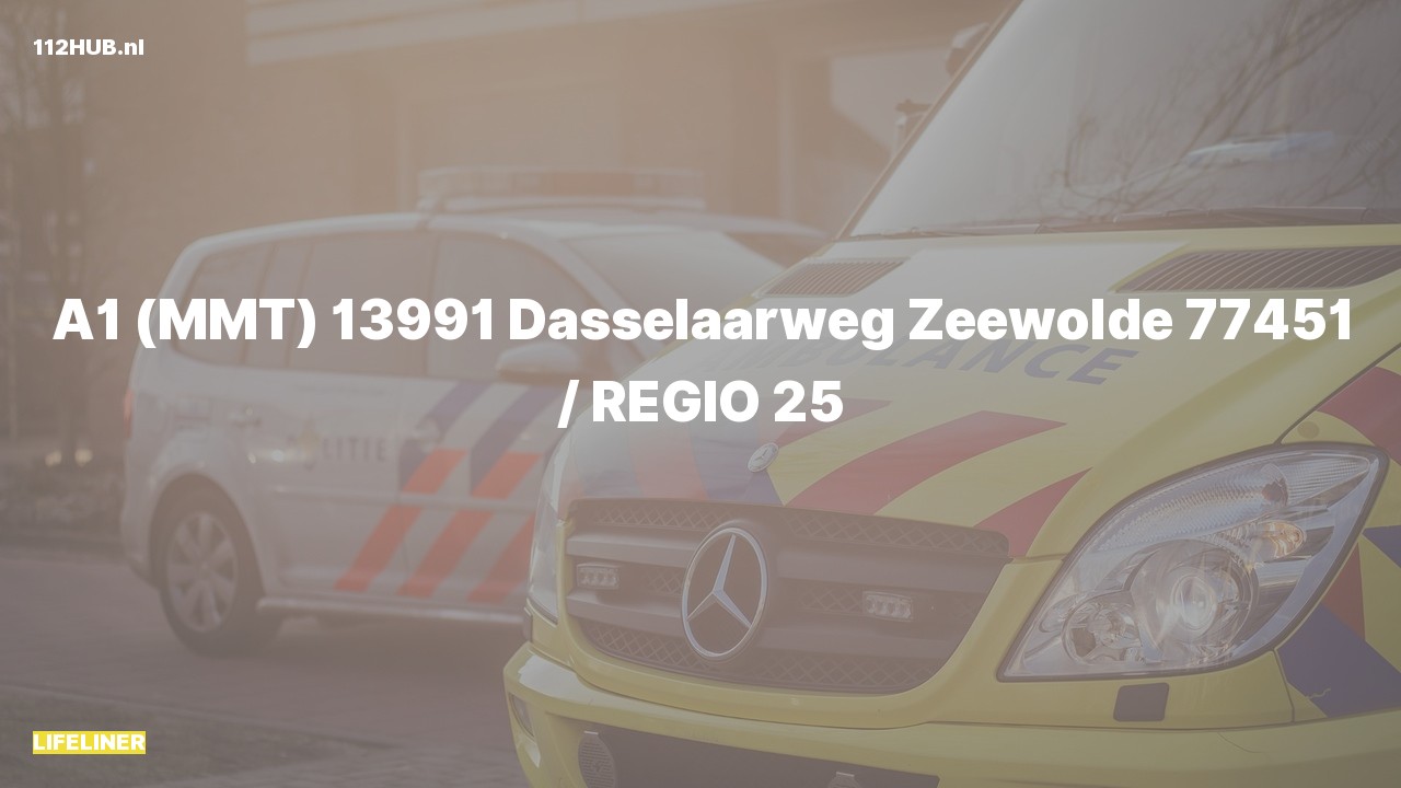 Deelafbeelding voor Traumahelikopter met spoed naar de Dasselaarweg in Zeewolde.