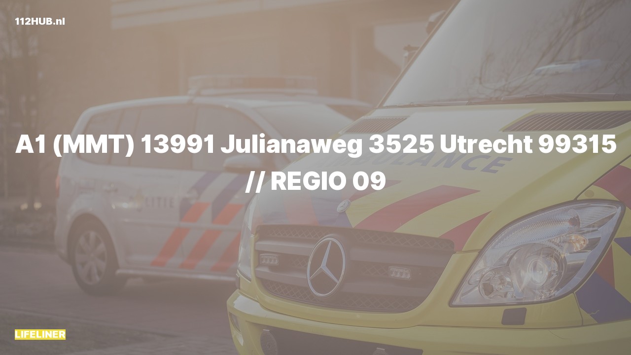 Deelafbeelding voor De traumahelikopter is met spoed uitgerukt naar de Julianaweg in Utrecht