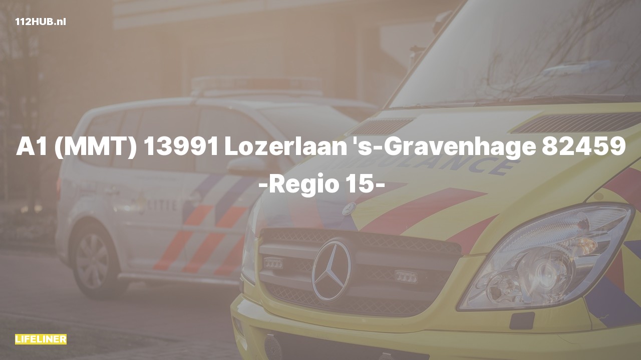 Deelafbeelding voor Traumahelikopter met spoed naar de Lozerlaan in 's-Gravenhage.