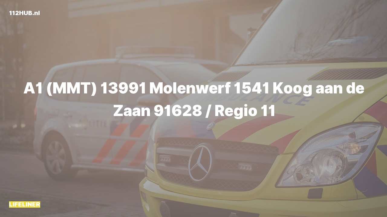 Deelafbeelding voor De traumahelikopter is met spoed uitgerukt naar de Molenwerf in Koog aan de Zaan