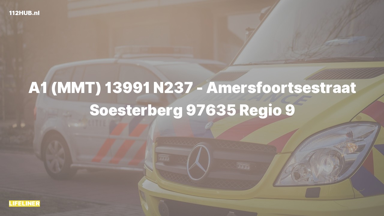 Deelafbeelding voor De traumahelikopter is met spoed uitgerukt naar de Amersfoortsestraat in Soesterberg