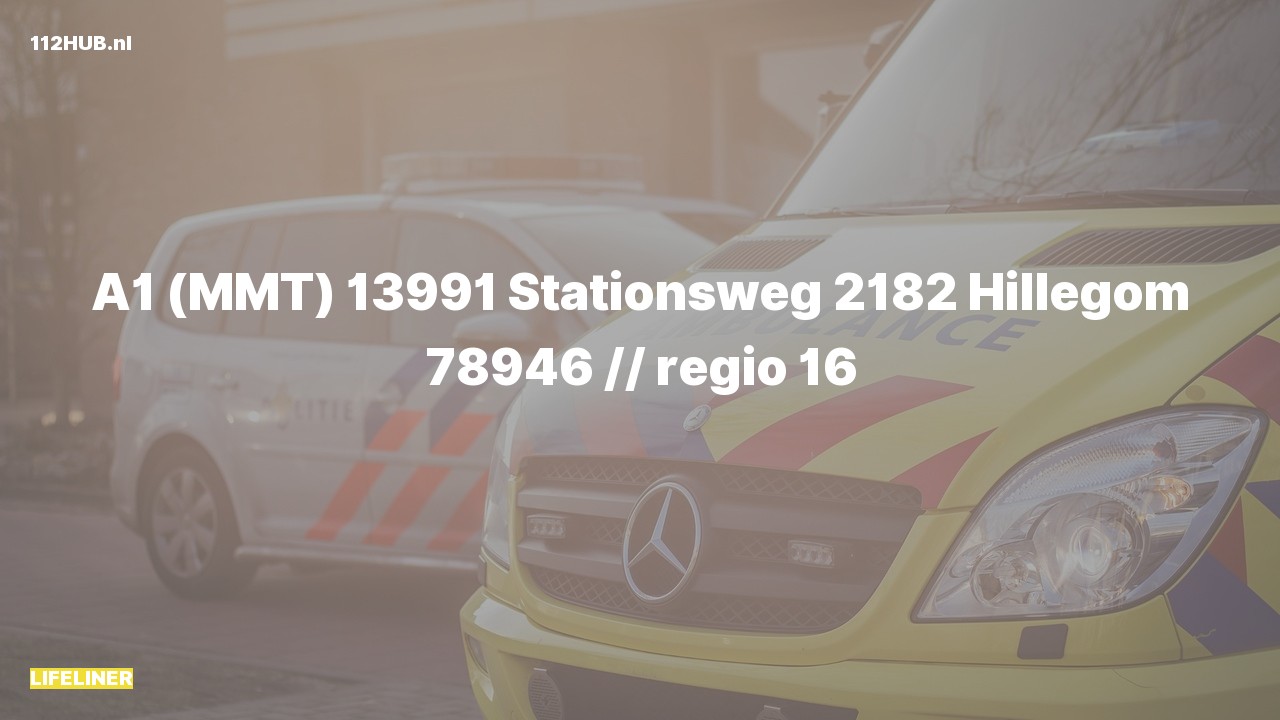 Deelafbeelding voor Traumahelikopter met spoed naar de Stationsweg in Hillegom.