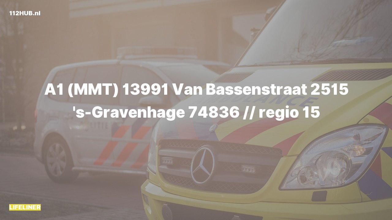 Deelafbeelding voor Traumahelikopter met spoed naar de Van Bassenstraat in 's-Gravenhage.