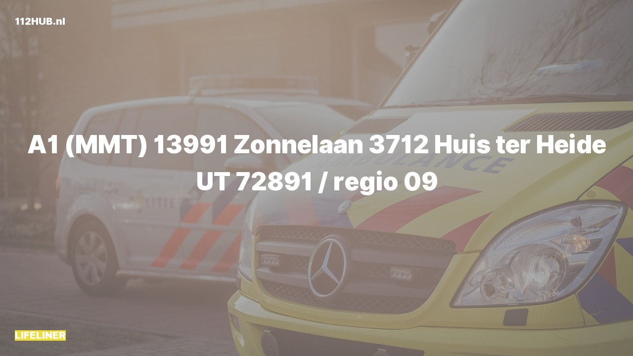 Deelafbeelding voor Traumahelikopter met spoed naar de Zonnelaan in Huis ter Heide.