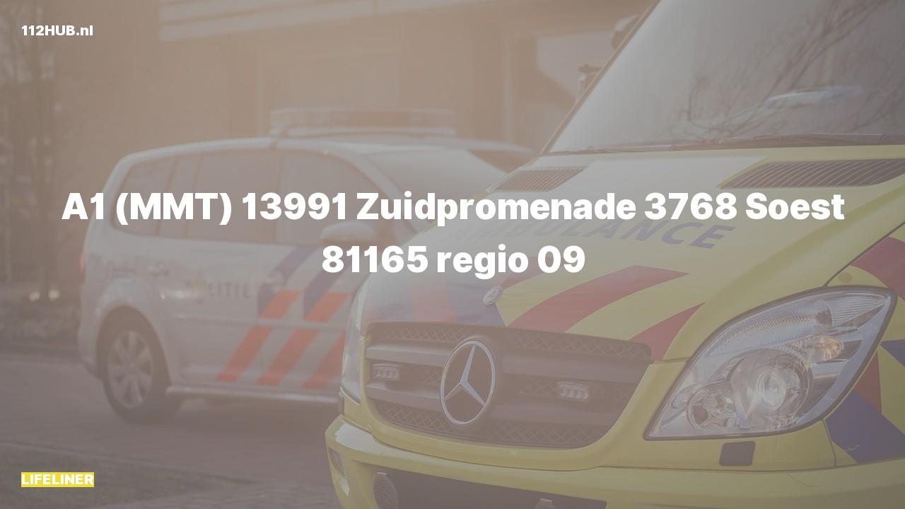 Deelafbeelding voor Traumahelikopter met spoed naar de Zuidpromenade in Soest.