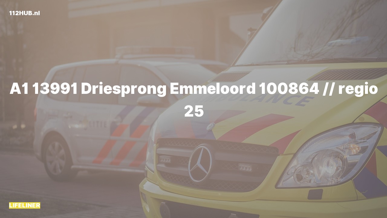 Deelafbeelding voor De traumahelikopter is met spoed uitgerukt naar de Driesprong in Emmeloord