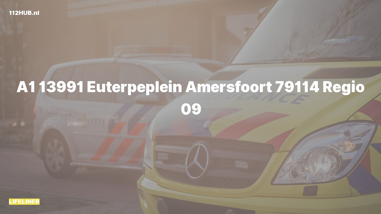 Deelafbeelding voor Traumahelikopter met spoed naar de Euterpeplein in Amersfoort.