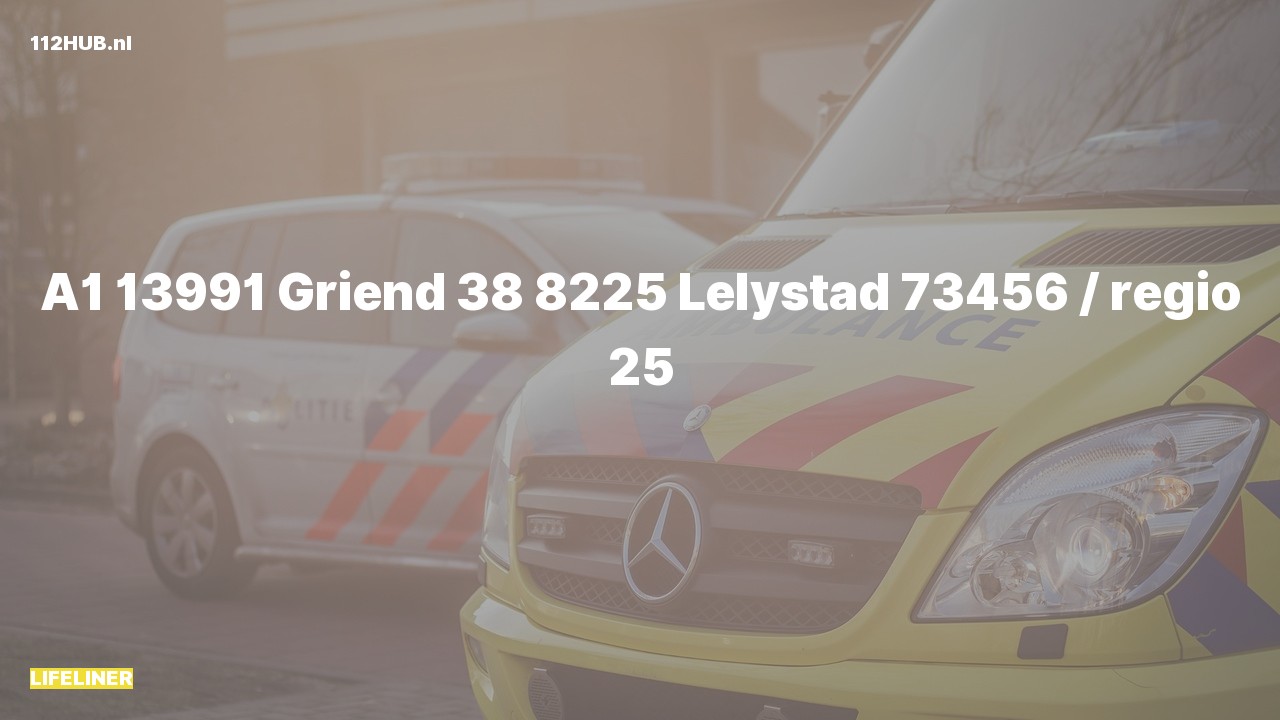 Deelafbeelding voor Traumahelikopter met spoed naar de Griend 38 in Lelystad.