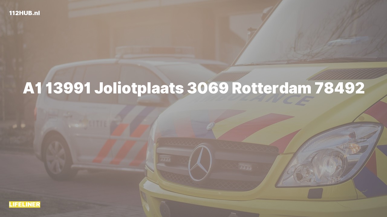 Deelafbeelding voor Traumahelikopter met spoed naar de Joliotplaats in Rotterdam.