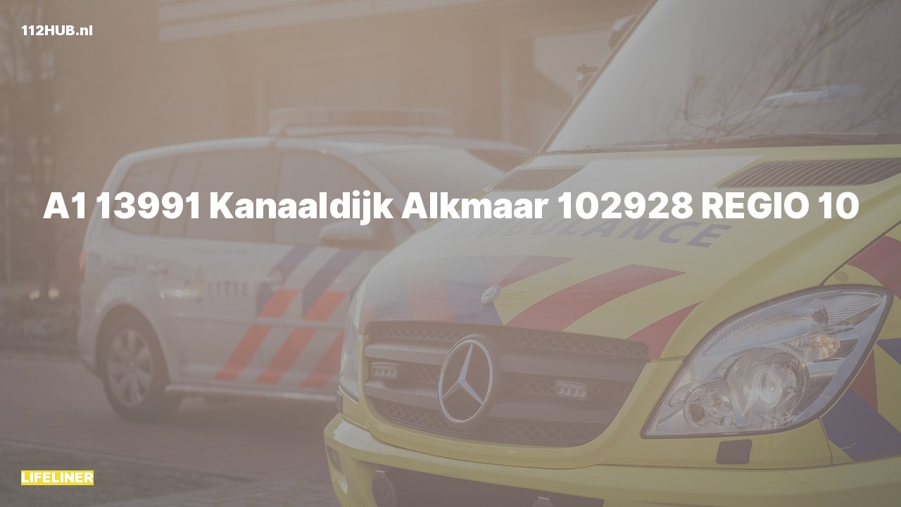 Deelafbeelding voor De traumahelikopter is met spoed uitgerukt naar de Kanaaldijk in Alkmaar