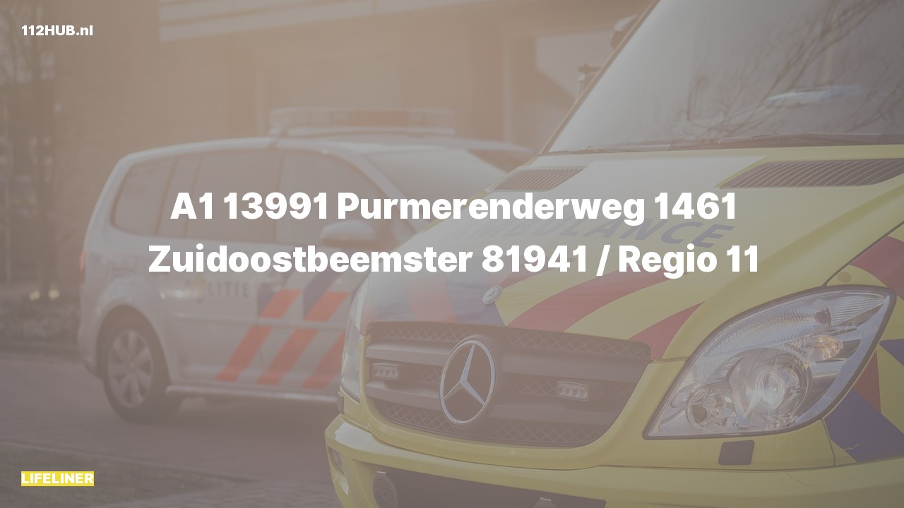 Deelafbeelding voor Traumahelikopter met spoed naar de Purmerenderweg in Zuidoostbeemster.