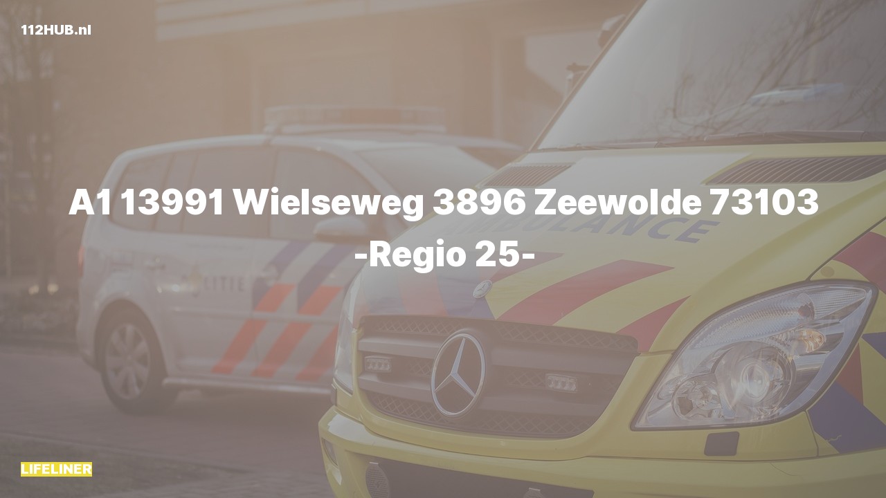 Deelafbeelding voor Traumahelikopter met spoed naar de Wielseweg in Zeewolde.
