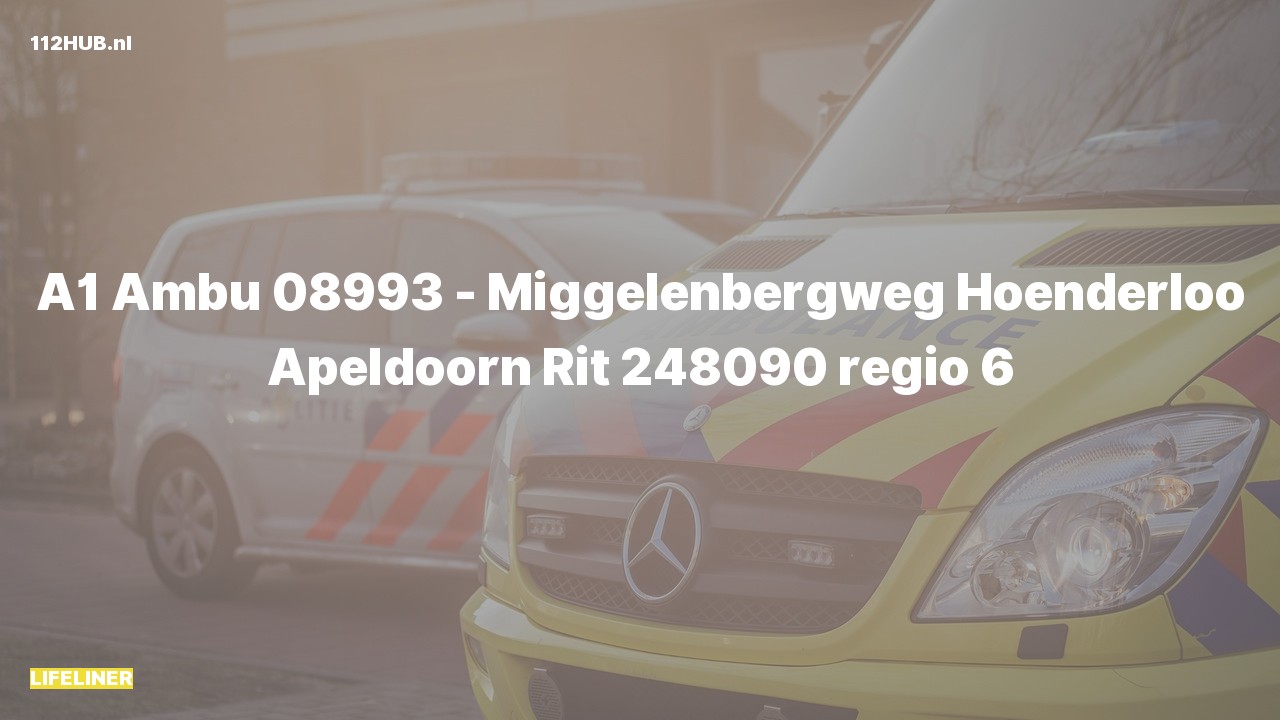 Deelafbeelding voor Traumahelikopter met spoed naar de Miggelenbergweg in Hoenderloo.