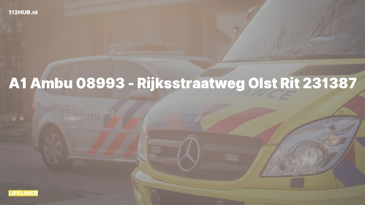 Deelafbeelding voor Traumahelikopter met spoed naar de Rijksstraatweg in Olst.
