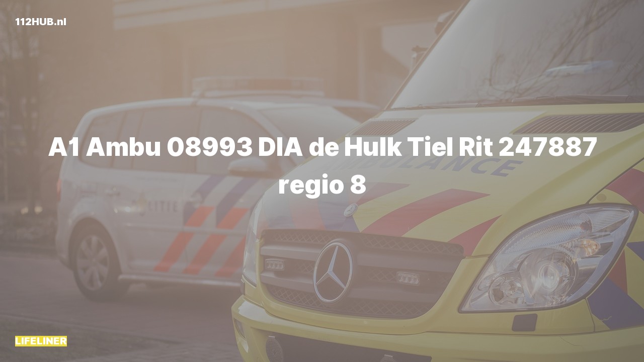 Deelafbeelding voor Traumahelikopter met spoed naar de de Hulk in Tiel.