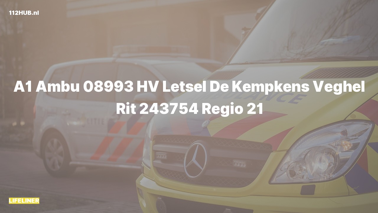 Deelafbeelding voor Traumahelikopter met spoed naar de De Kempkens in Veghel.