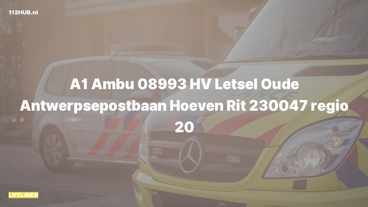 Deelafbeelding voor Traumahelikopter met spoed naar de Oude Antwerpsepostbaan in Hoeven.