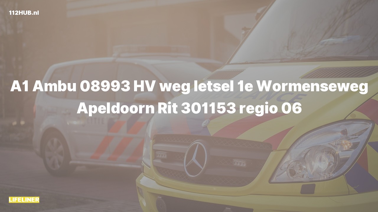 Deelafbeelding voor De traumahelikopter is met spoed uitgerukt voor een ongeval met letsel naar de 1e Wormenseweg in Apeldoorn