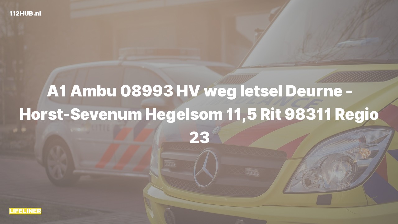 Deelafbeelding voor De traumahelikopter is met spoed uitgerukt voor een ongeval met letsel op de A1 bij hectometerpaaltje 11.5