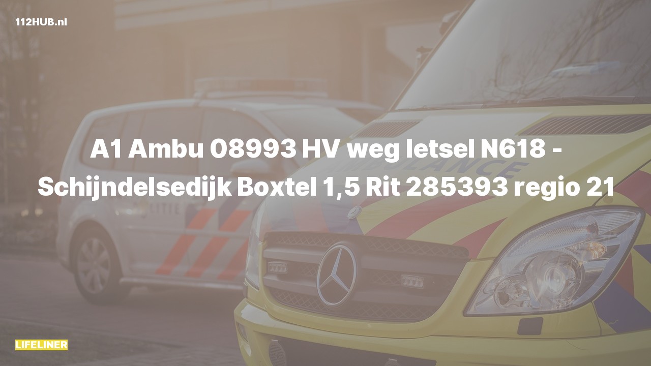 Deelafbeelding voor De traumahelikopter is met spoed uitgerukt voor een ongeval met letsel op de N618 bij hectometerpaaltje 1.5