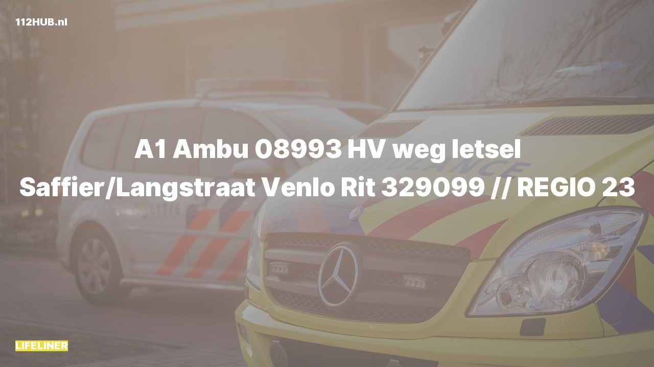 Deelafbeelding voor De traumahelikopter is met spoed uitgerukt voor een ongeval met letsel naar de Langstraat in Venlo