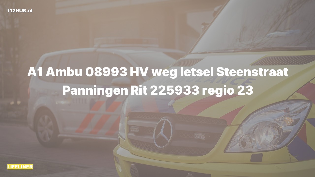 Deelafbeelding voor Traumahelikopter met spoed voor ongeval met letsel naar de Steenstraat in Panningen.