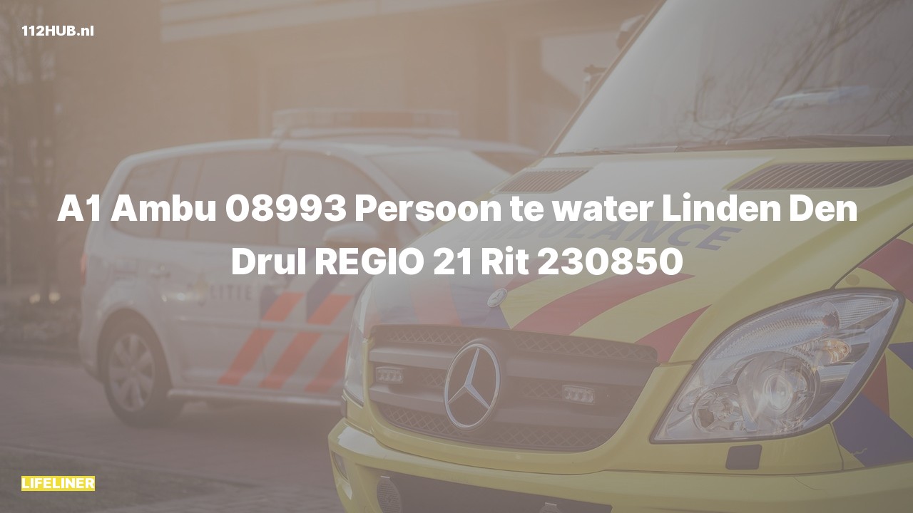 Deelafbeelding voor Traumahelikopter met spoed naar de Den Drul in Linden.
