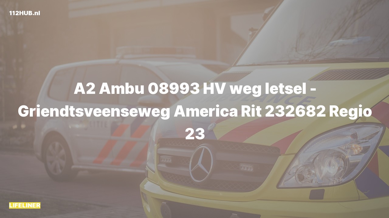 Deelafbeelding voor Traumahelikopter met gepaste spoed voor ongeval met letsel naar de Griendtsveenseweg in America.