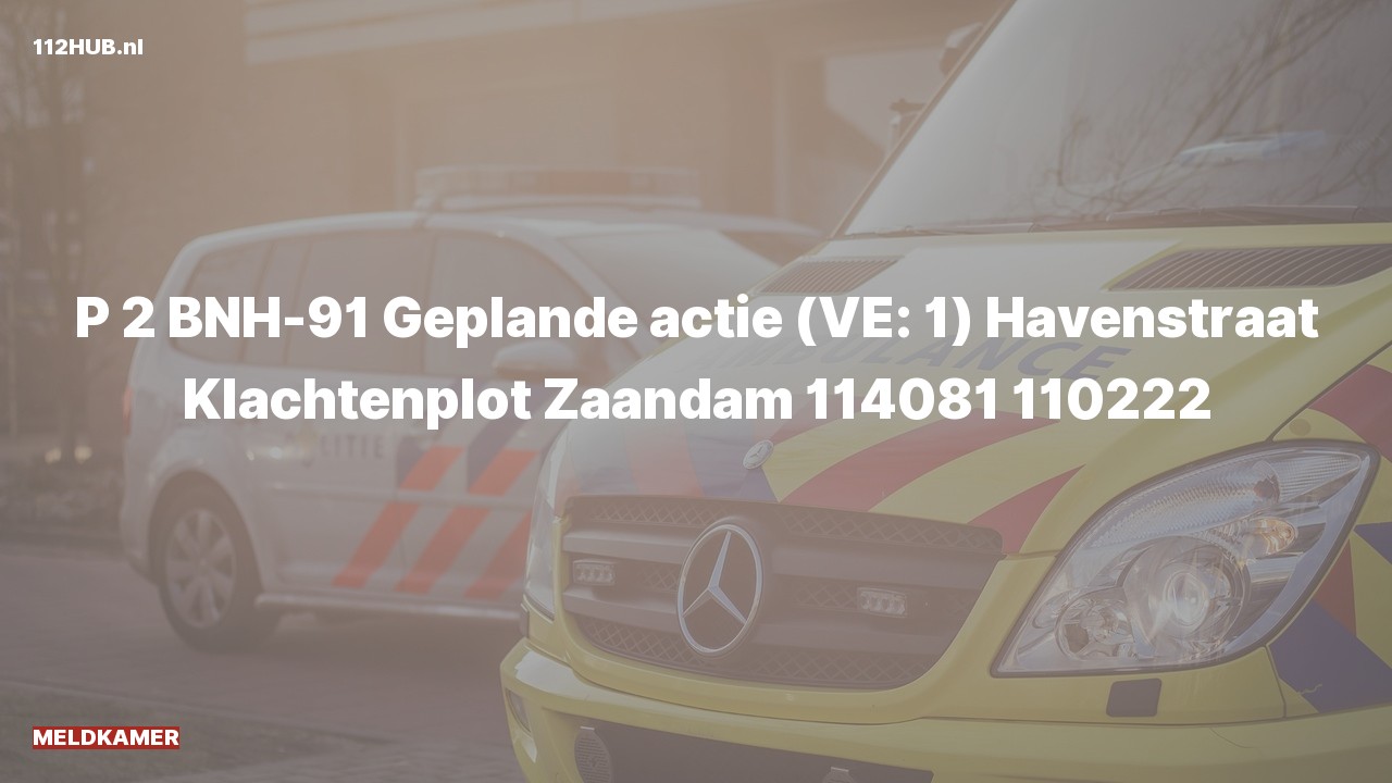 Deelafbeelding voor P2000-melding.