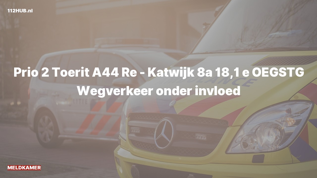 Deelafbeelding voor De Meldkamer is met gepaste spoed uitgerukt op de A44 bij hectometerpaaltje 18.1