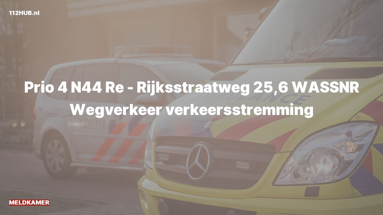 Deelafbeelding voor Meldkamer op de N44 bij hectometerpaaltje 25.6.
