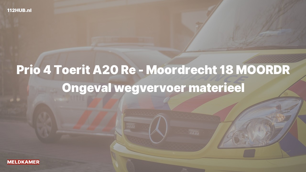Deelafbeelding voor Meldkamer voor verkeersongeval.