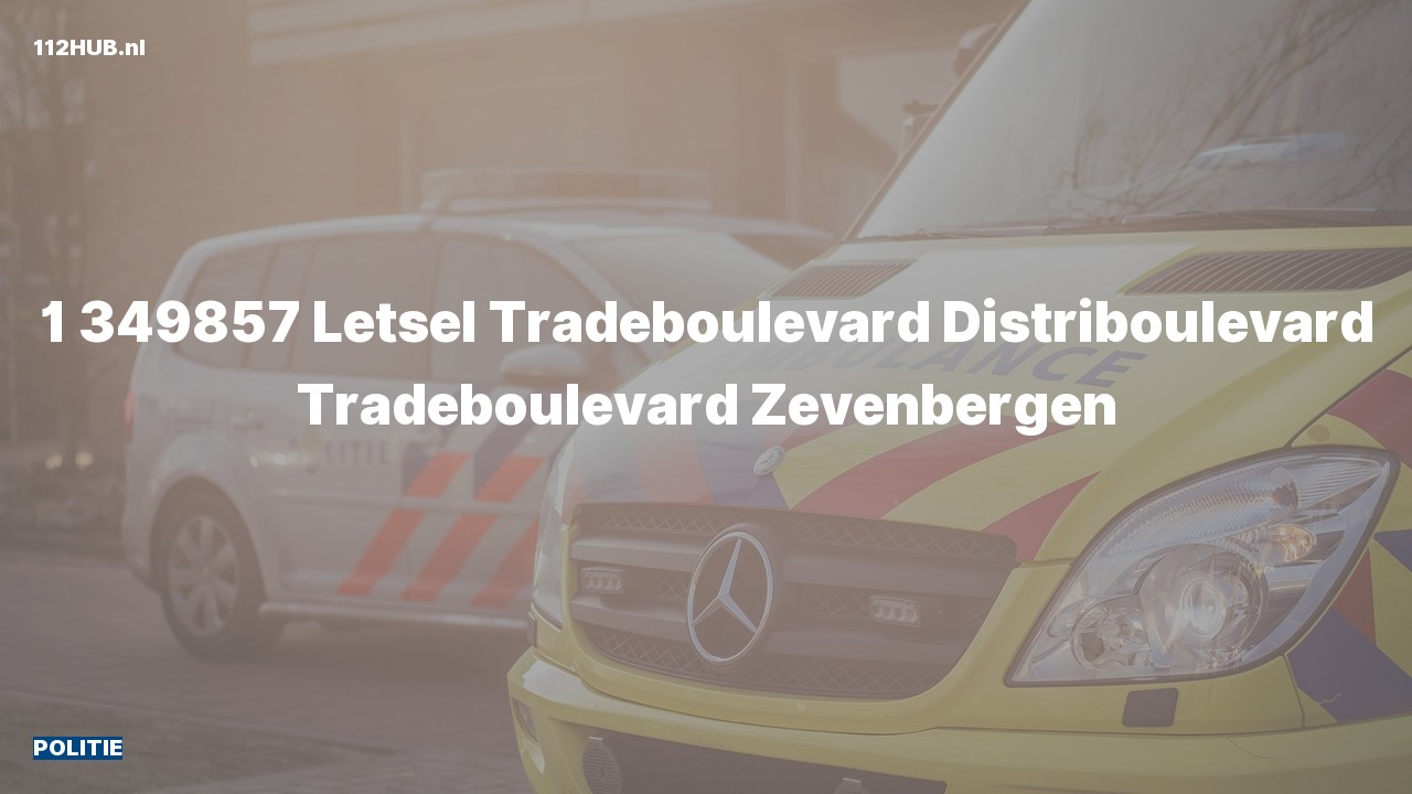 Deelafbeelding voor Politie naar de Distriboulevard in Zevenbergen.