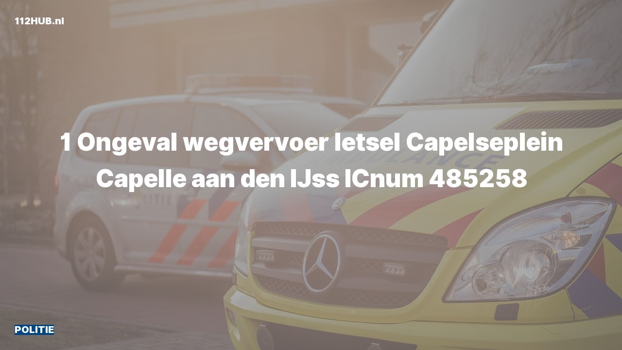 Deelafbeelding voor Politie voor verkeersongeval.