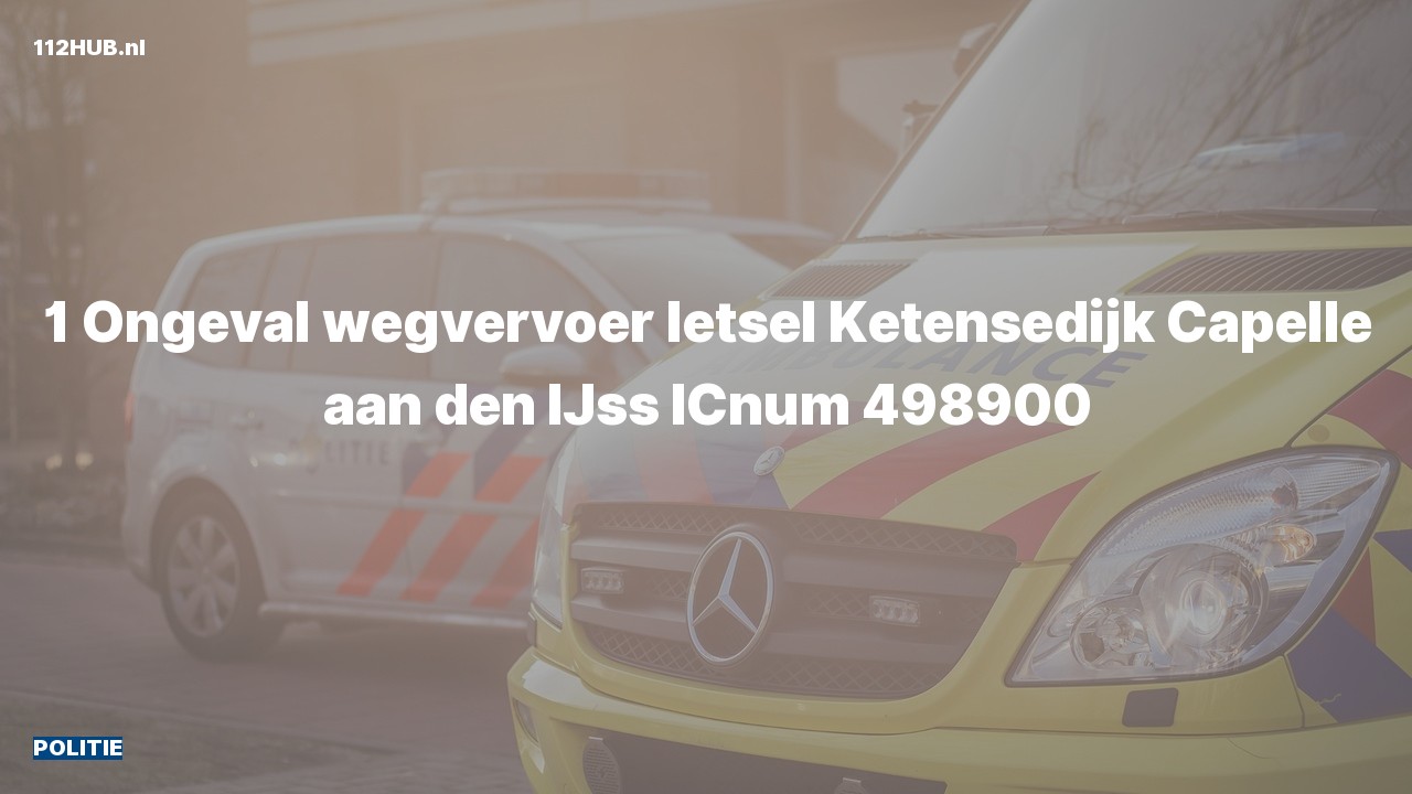 Deelafbeelding voor Politie voor verkeersongeval.