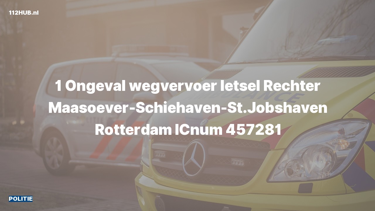 Deelafbeelding voor Politie voor verkeersongeval.