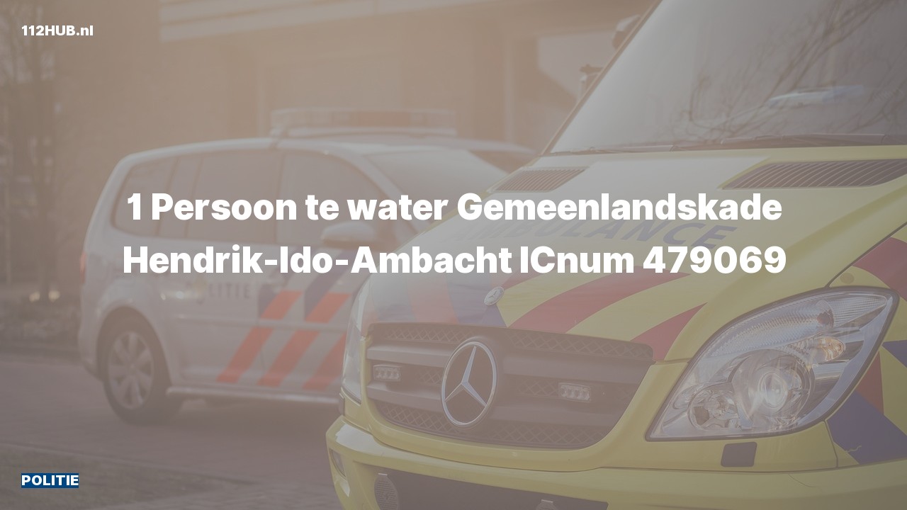 Deelafbeelding voor Politie naar de Gemeenlandskade in Hendrik-Ido-Ambacht.