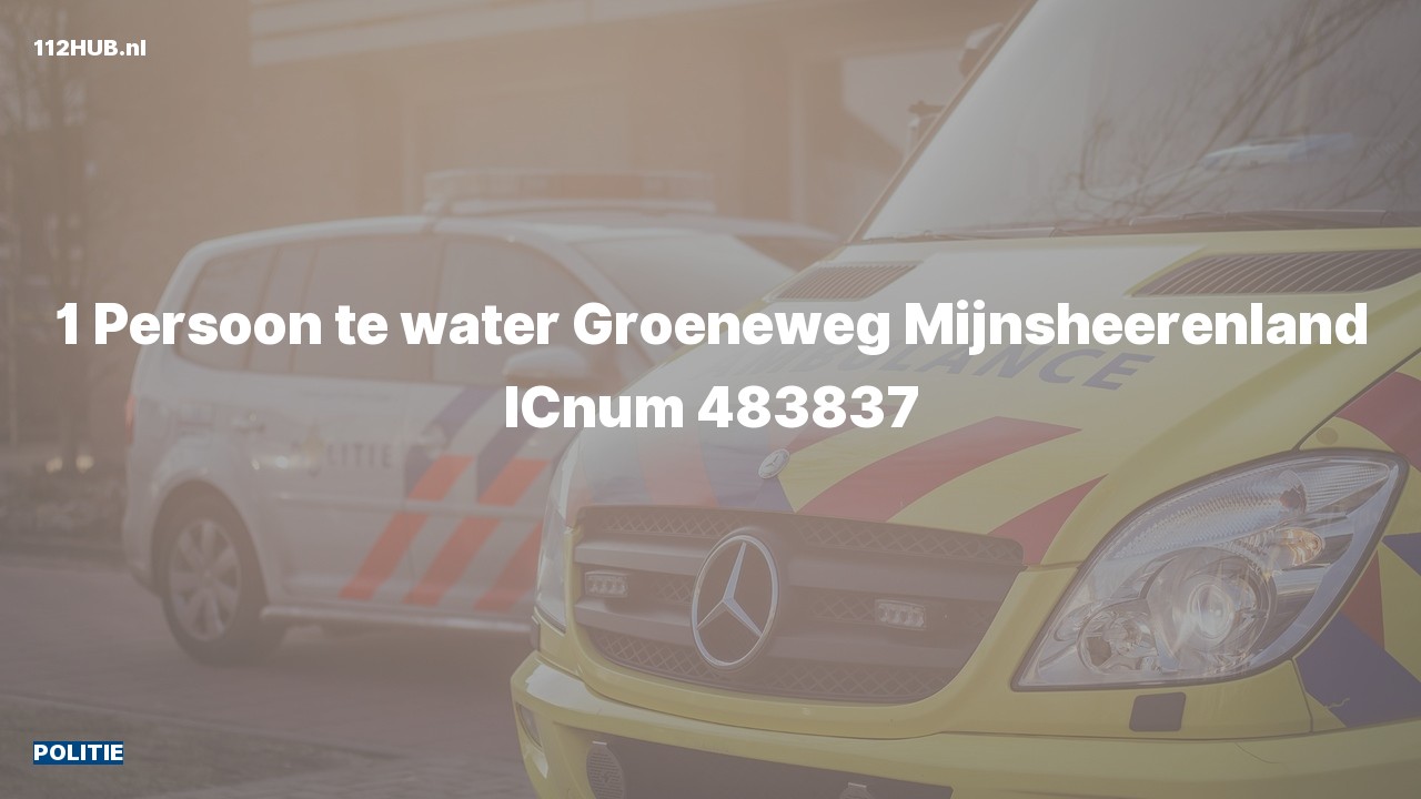 Deelafbeelding voor Politie naar de Groeneweg in Mijnsheerenland.