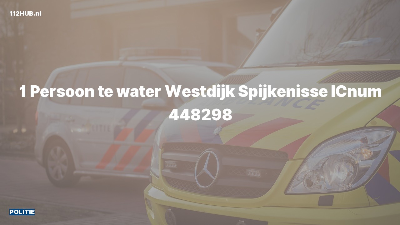 Deelafbeelding voor Politie naar de Westdijk in Spijkenisse.