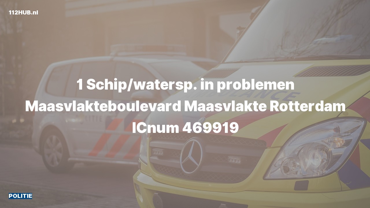 Deelafbeelding voor Politie naar de Maasvlakteboulevard in Maasvlakte Rotterdam.
