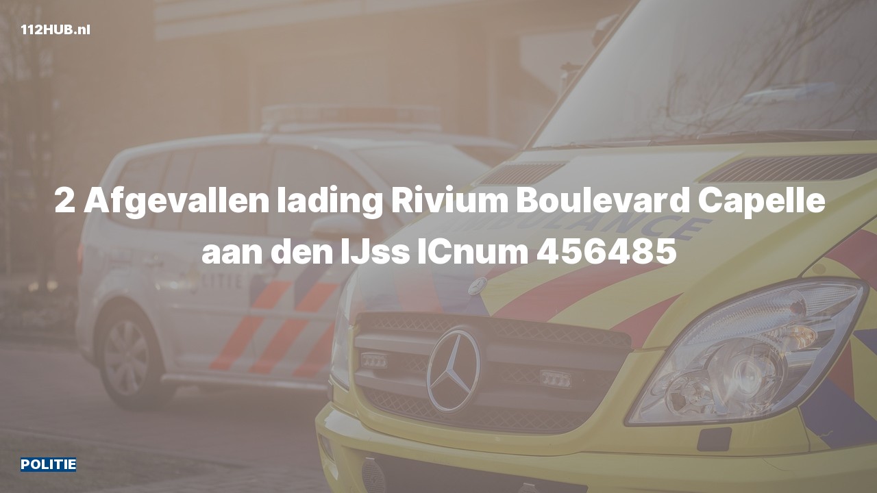 Deelafbeelding voor Politie naar de Rivium Boulevard in Capelle aan den IJssel.