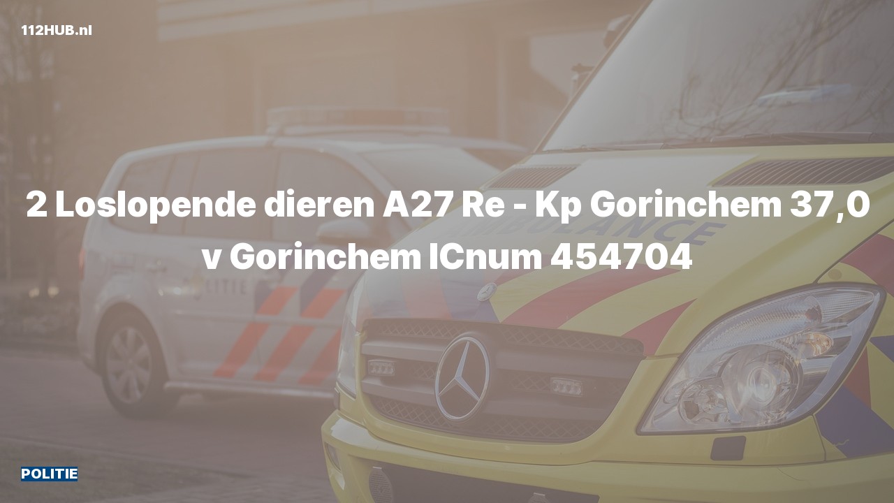 Deelafbeelding voor Politie op de A27 bij hectometerpaaltje 37.