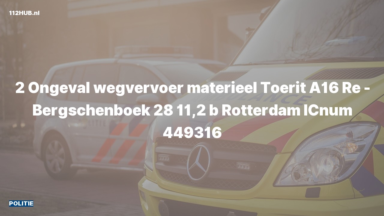 Deelafbeelding voor Politie voor verkeersongeval.