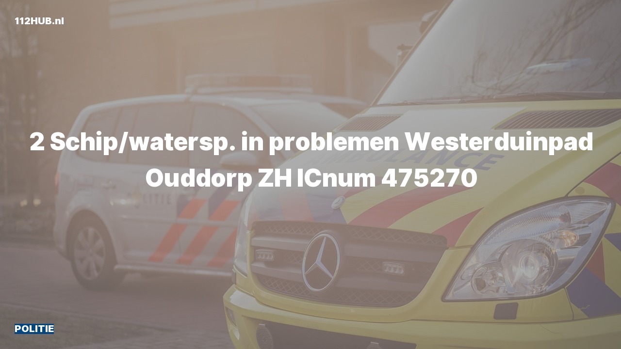 Deelafbeelding voor Politie naar de Westerduinpad in Ouddorp.