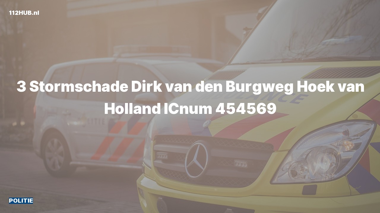 Deelafbeelding voor Politie naar de Dirk van den Burgweg in Hoek van Holland.