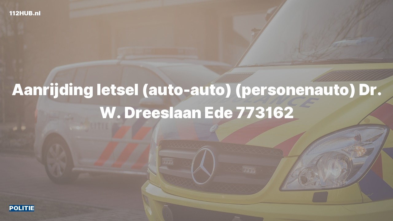 Deelafbeelding voor De politie is uitgerukt voor een aanrijding