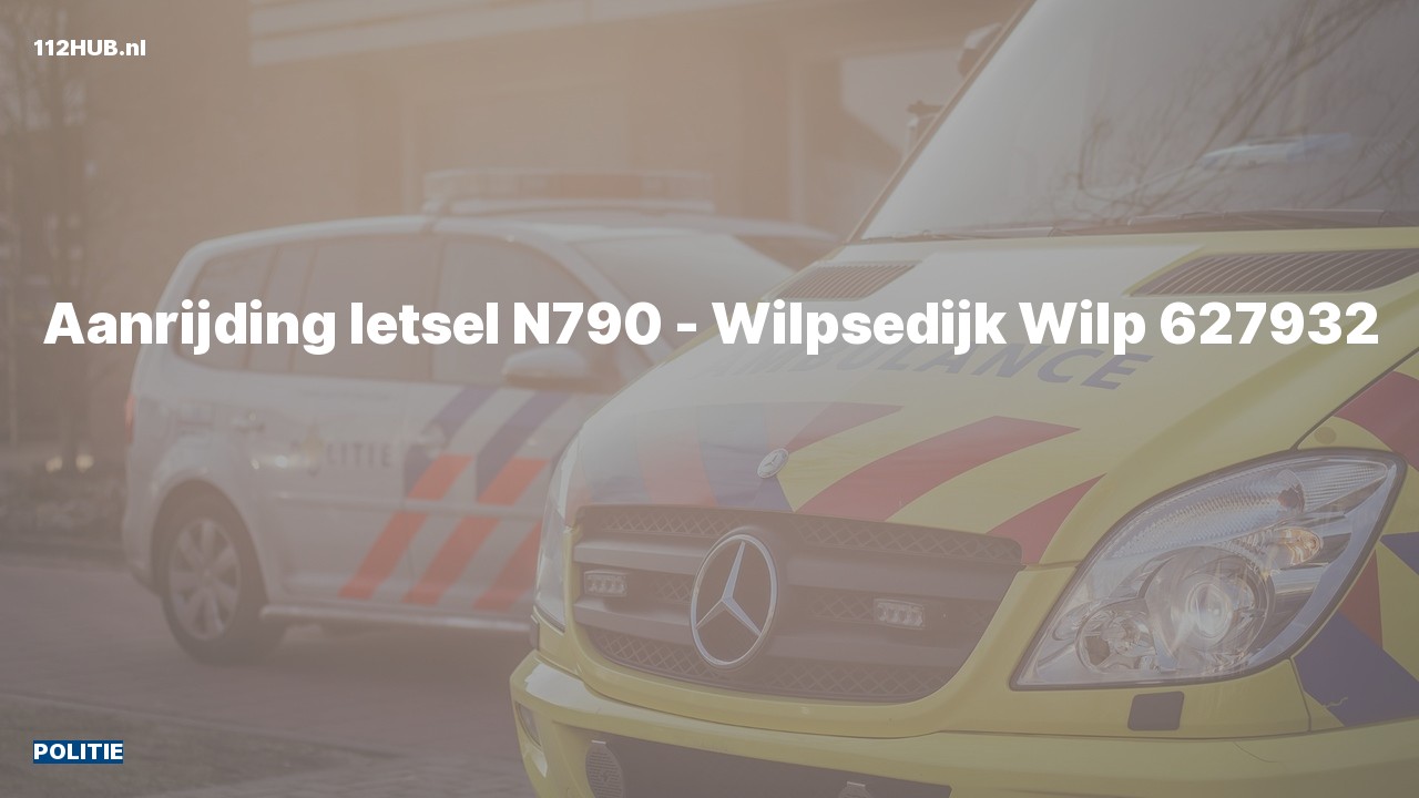 Deelafbeelding voor Politie voor aanrijding met letsel.